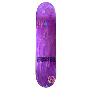 Tabla Sunrise -  Blue Metalic Logo 8.125 x 32´ OG Shape +Lija