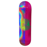 Tabla Sunrise -  Pink Metalic Logo 8.375x 32´ OG Shape + Lija