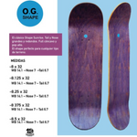 Tabla Sunrise -  Shroomies 8.25-8.5 x 32´ OG Shape + Lija