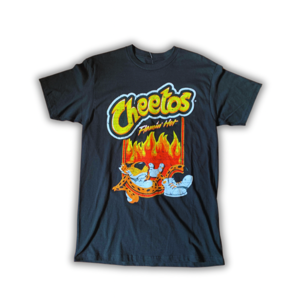 Polera Cheetos Flaming