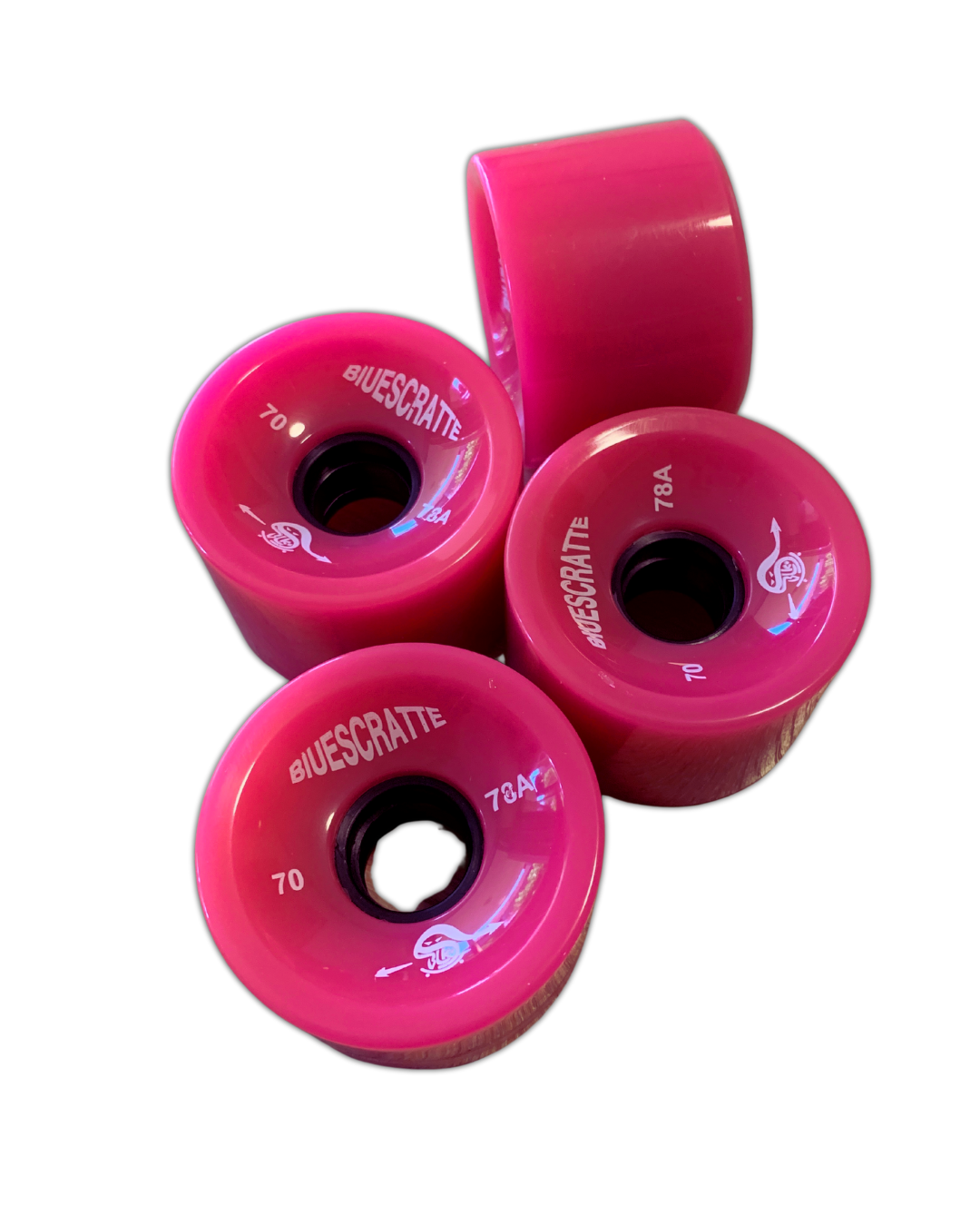 Ruedas Longboard Biuescrate  70MM 78A - Pink