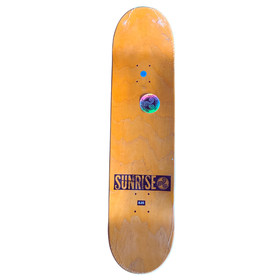 Tabla Sunrise -  Metalic Hands 8.25  x 32´ OG Shape + Lija