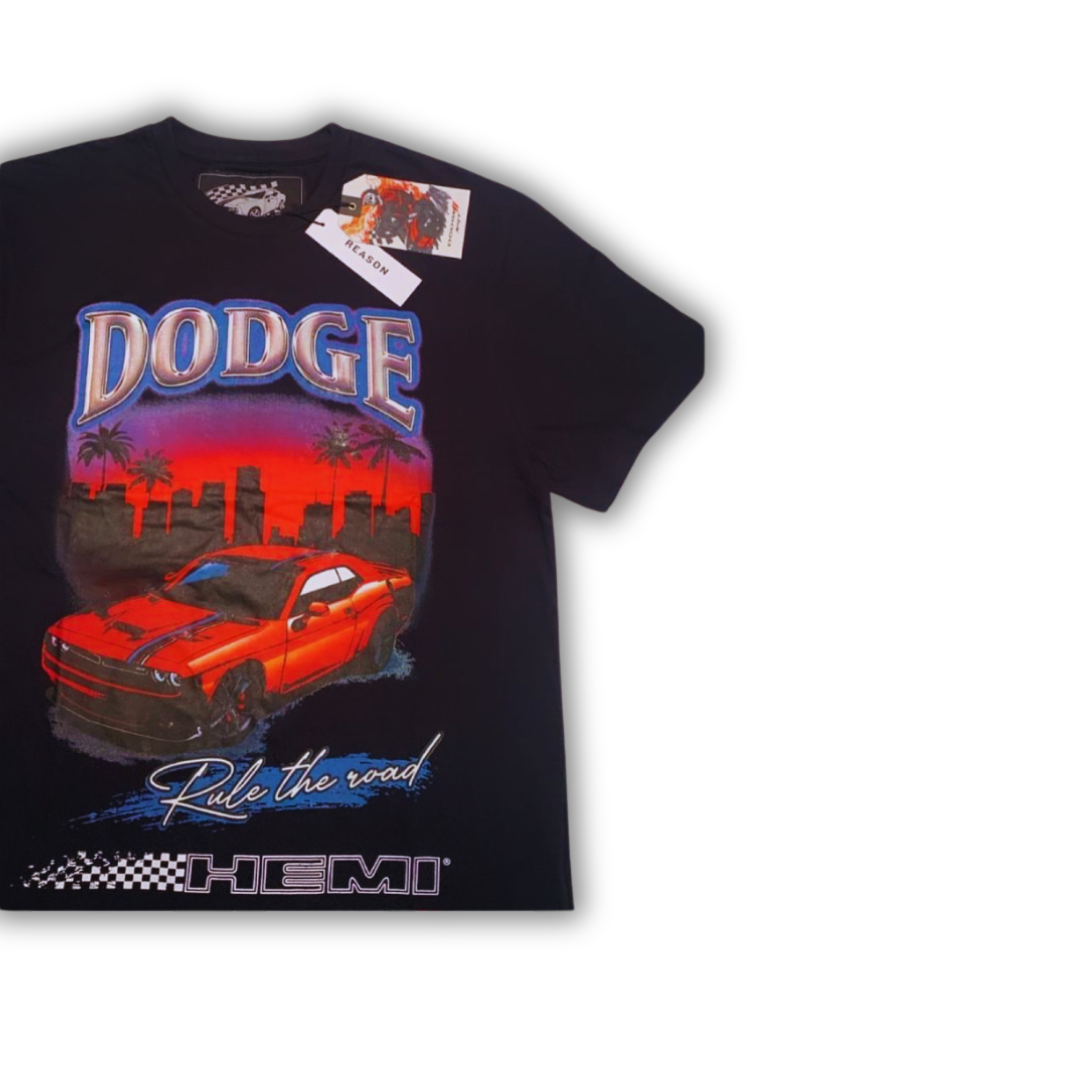 Polera Dodge - Rule The Road